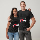 T-shirt Formule Singapour Drapeau Circuit de course Carte  (Unisexe)