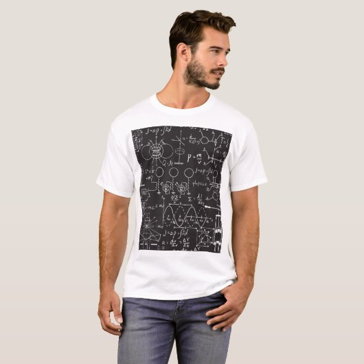 T-shirt Formules scientifiques : Patte de calcul du tablea (Devant entier)