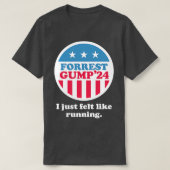 T-shirt Forrest Gump 24 J'avais envie de courir (Design devant)