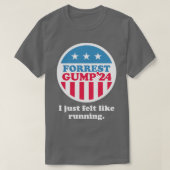 T-shirt Forrest Gump 24 J'avais envie de courir (Design devant)