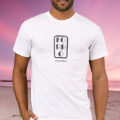 T-shirt Forró forro dança logo noir blanc