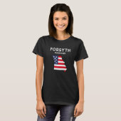 T-shirt Forsyth Missouri USA State America Travel Missouri (Devant entier)