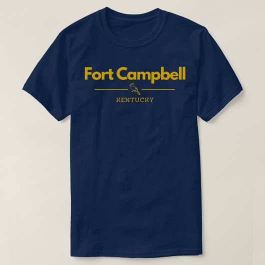 T-shirt Fort Campbell Kentucky Cher conjoint militaire TSh (Design devant)