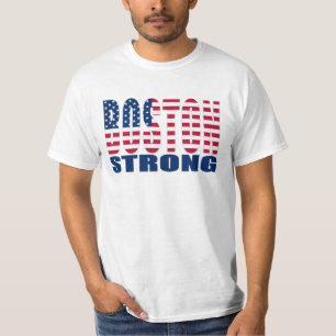 T-shirt FORT de drapeau de BOSTON États-Unis