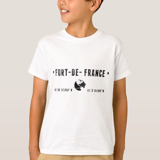 T-shirt Fort de France (Devant)
