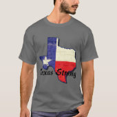 T-shirt fort de Harvey le Texas d'ouragan (Devant)