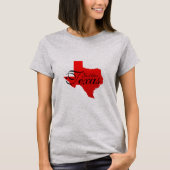 T-shirt fort de Harvey le Texas d'ouragan (Devant)