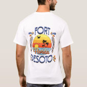 T-shirt Fort De Soto, Floride (Dos)