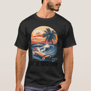 T-shirt Fort De Soto Park Beach Floride Skateboard Skatebo