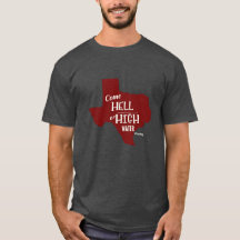 T-shirt fort de #Texas d'enfer ou de hautes eaux