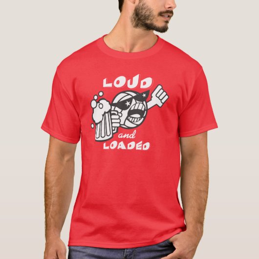 T-shirt fort et chargé (Devant)