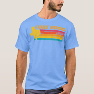 T-shirt Fort Hood Texas Vintage Souvenir désaffecté