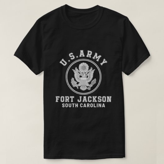 T-shirt Fort Jackson South Carolina SC Army Basic Training (Design devant)