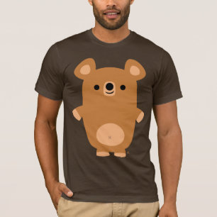 T-shirt fort mignon d'ours de bande dessinée
