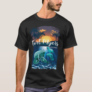 T-shirt Fort Myers Florida Manatees Vacances Homme souveni