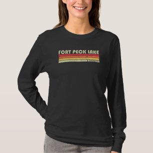 T-shirt Fort Peck Lake Montana Funny Pêche Camping Summe