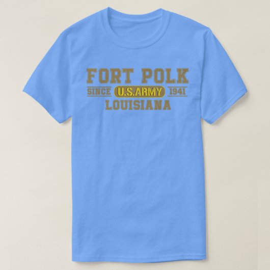 T-shirt Fort Polk Louisiana (Design devant)