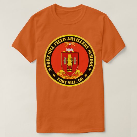 T-shirt Fort Sill Field Artillerie School COA Fort Sill OK (Design devant)