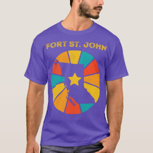 T-shirt Fort St John Colombie-Britannique Canada District 