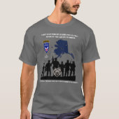 T-shirt FORT WAINWRIGHT WARRIORS (Devant)