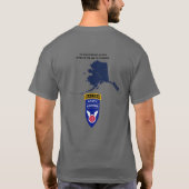 T-shirt FORT WAINWRIGHT WARRIORS (Dos)