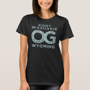 T-shirt Fort Washakie Wyoming Montrer Votre Ville D'Origin