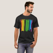 T-shirt Fort Wayne Skyline LGBT Pride (Devant entier)