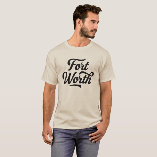 T-shirt Fort Worth, Texas (Devant entier)