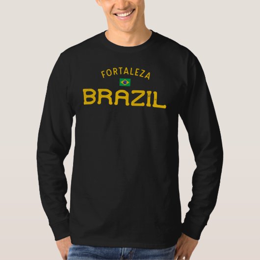 T-shirt Fortaleza affligé Brésil (Devant)
