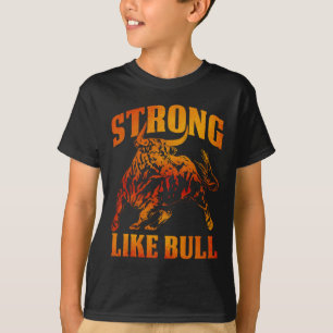 T-shirt Forte Comme Un Bâtiment De Levage À Taureau 11