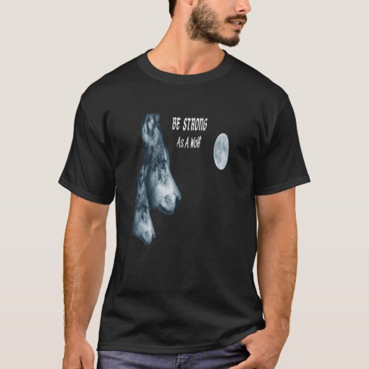 T-shirt Forte comme une lune de loups (Devant)