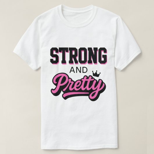 T-shirt Forte et jolie (Design devant)