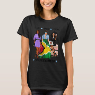 T-shirt Forte grand-mère afro-guyanaise Drapeau Guyana Lat