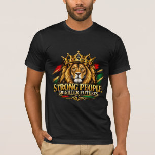 T-shirt Forts Gens Avenirs plus Radieux Couronne de Lion