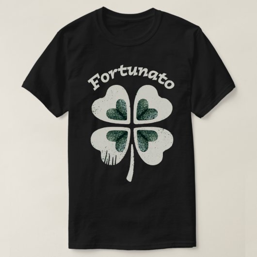 T-shirt Fortunato Emblem Distressed Conception Graphique F (Design devant)