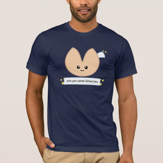 T-shirt Fortune de biscuit de fortune - personnalisable ! (Devant)