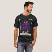 T-shirt Fortune Teller Mythical The Fool with skulls Tarot (Devant entier)