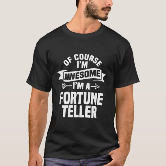 T-shirt Fortune Teller Psychic Crystal Gazer Card Reader C (Devant)