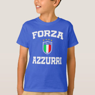 T-shirt Forza Azzurri Italia Jersey 2021 Funs T-S