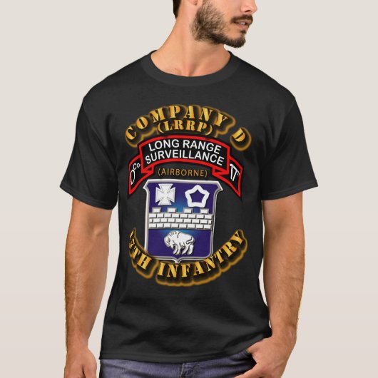 T-shirt FOS - Co D - 17e infanterie - LRRP.png (Devant)