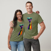 T-shirt Fosses de prisme rétro vintages (Unisexe)