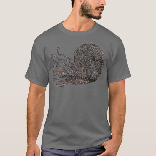 T-shirt Fossil Ammonite (Devant)
