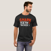 T-shirt Fossil Dents Shark Dents Tracker (Devant entier)