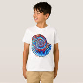 T-shirt Fossile d'ammonite (Devant entier)