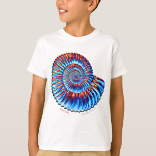 T-shirt Fossile d'ammonite