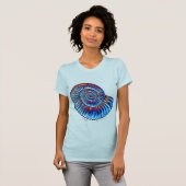 T-shirt Fossile d'ammonite (Devant entier)