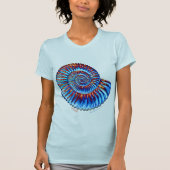 T-shirt Fossile d'ammonite (Devant)