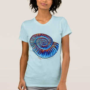 T-shirt Fossile d'ammonite