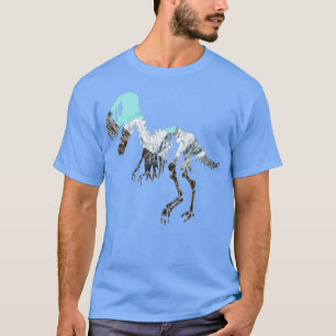 T-shirt Fossile de dinosaure de la Montagne Bleue