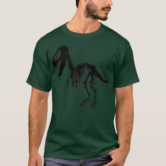T-shirt Fossile de dinosaure noir